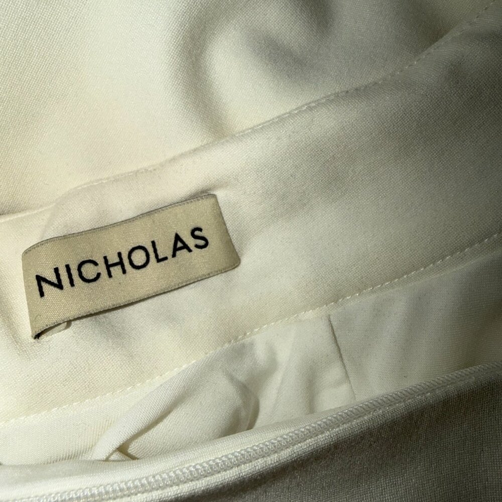 NICHOLAS - Azza Asym Exposed Bra Midi Dress - Picture 10 of 15